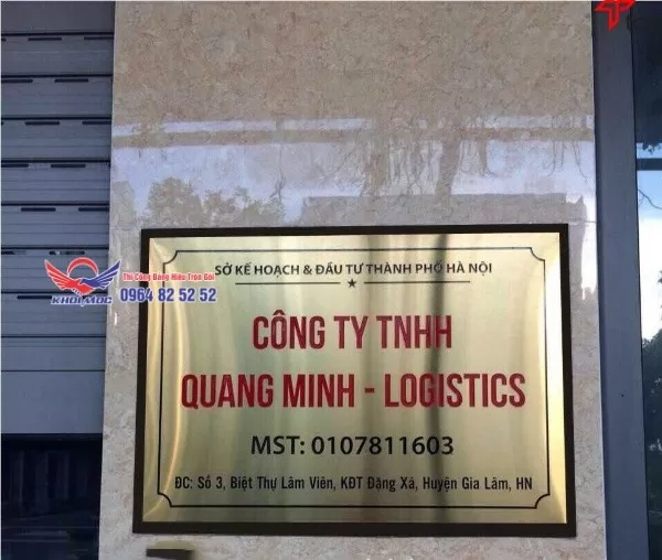 bảng hiệu công ty