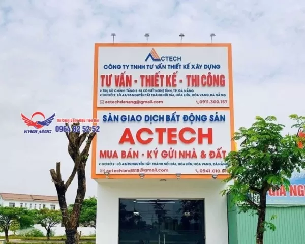 biển hiệu công ty ádw