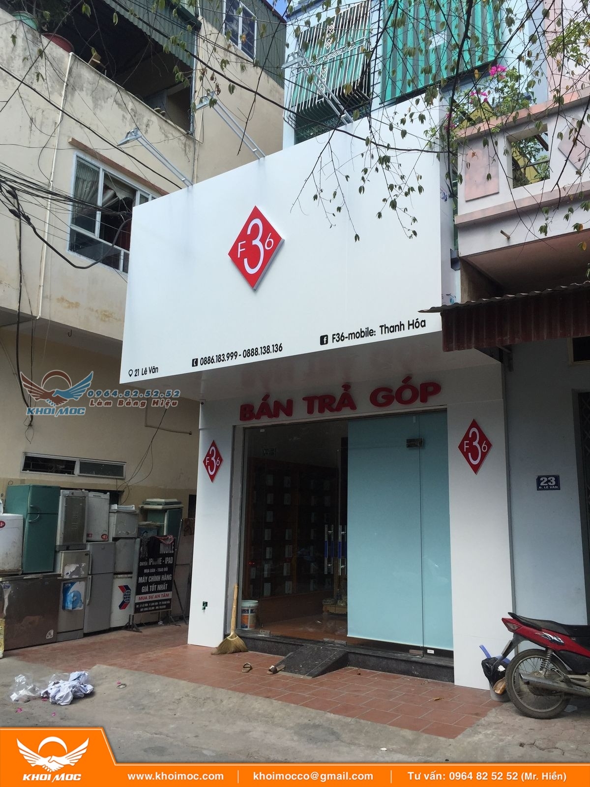 Khởi Mộc Đơn Vị Thi Công Chuỗi Bảng Hiệu Alu 26á2á
